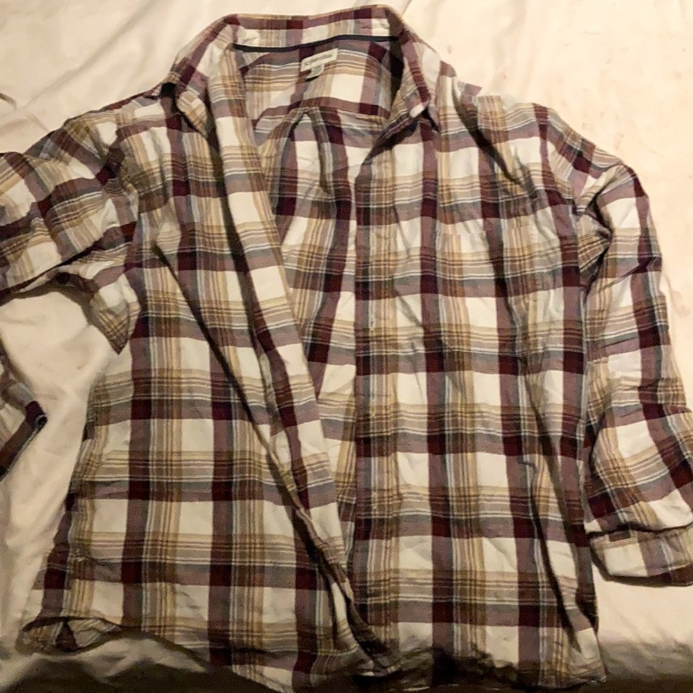 St John’s Bay plaid button up